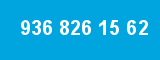936 826 15 62 936 826 15 62